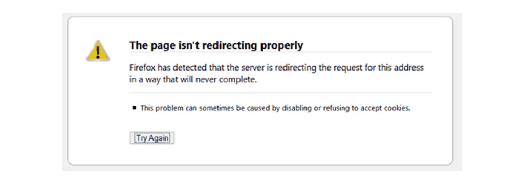 Lỗi trang đăng nhập chuyển hướng