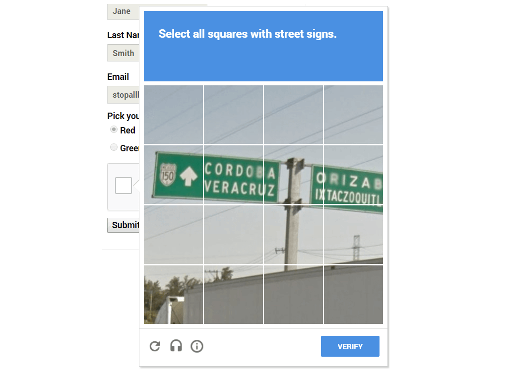 Phiên bản Re-Captcha