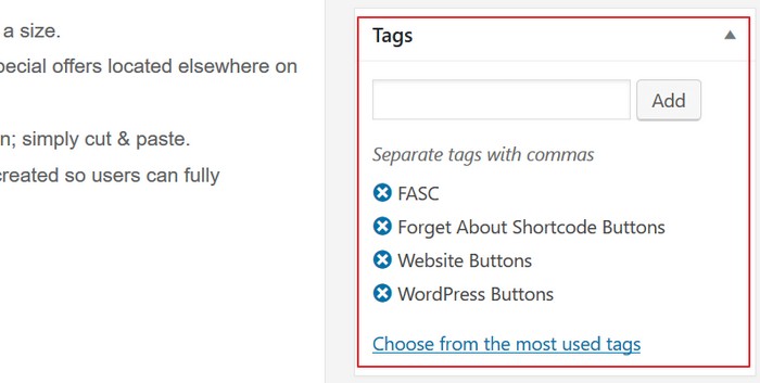 Tag Taxonomy trong WordPress