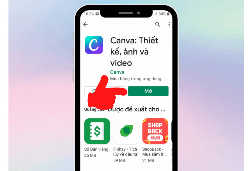 Cách cài canva pro miễn phí trên điện thoại