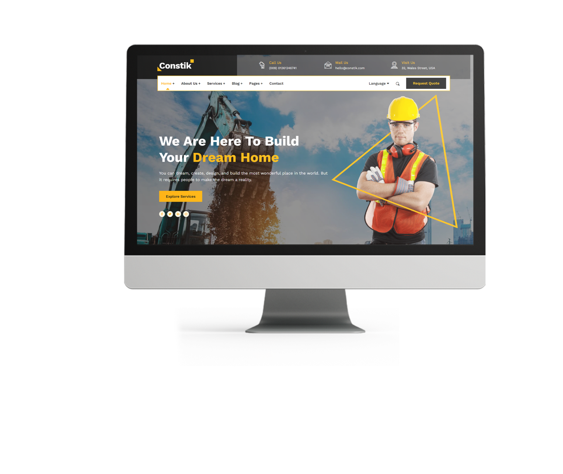 THIẾT KẾ WEBSITE XÂY DỰNG ĐẸP – CHUYÊN NGHIỆP