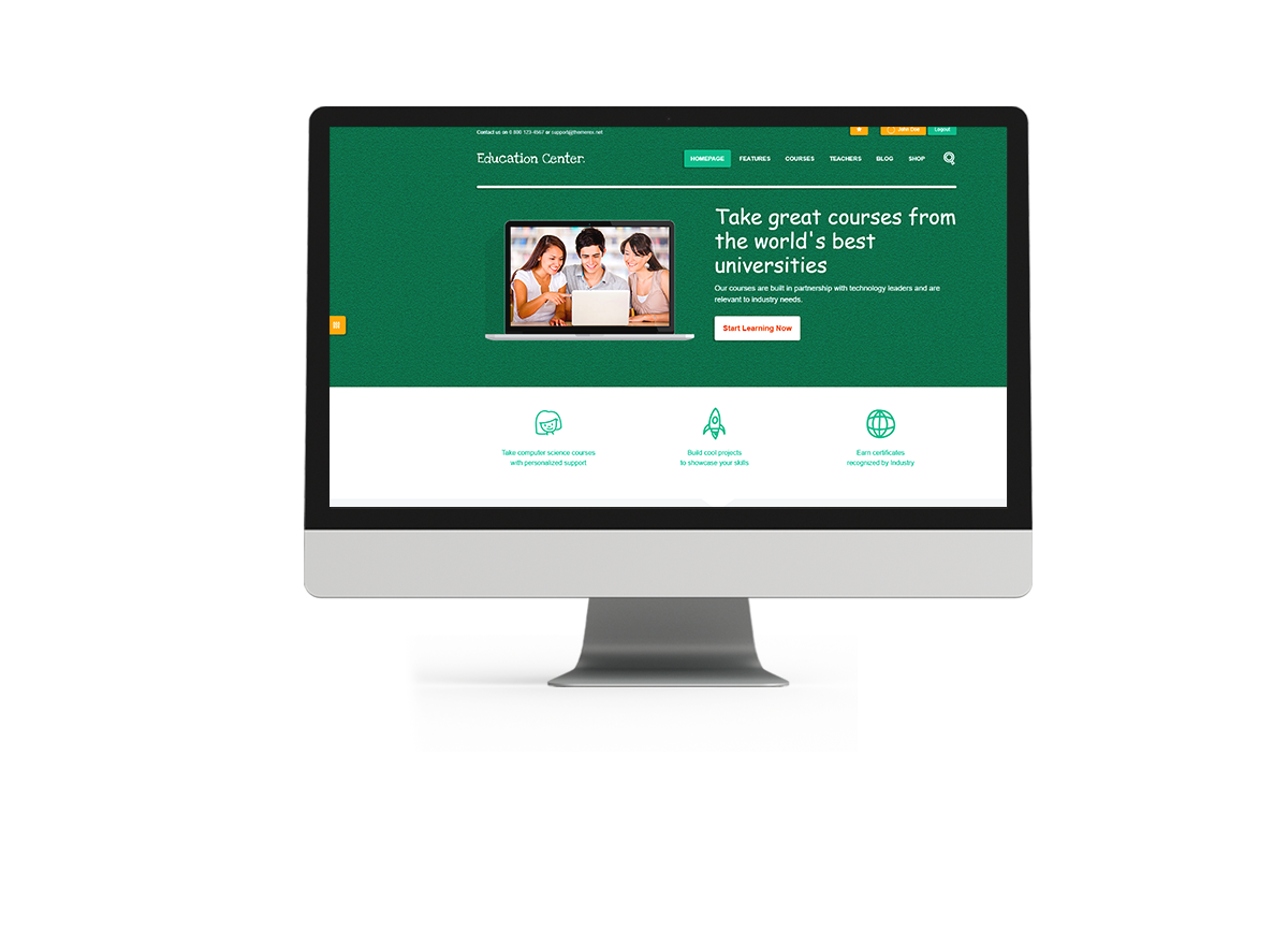 THIẾT KẾ WEBSITE HỌC TRỰC TUYẾN HIỆN ĐẠI – CHUYÊN NGHIỆP