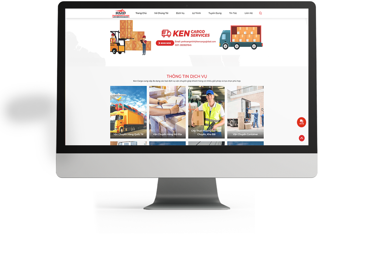 Thiết Kế Website Vận Chuyển, Vận Tải Uy Tín – Chuyên Nghiệp